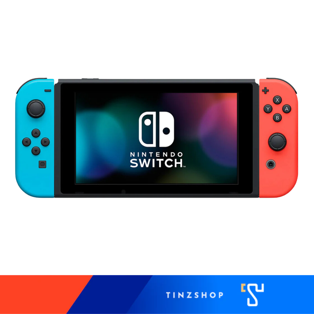 เครื่องเกม Nintendo Switch Gen2 (V2) สีนีออน_4